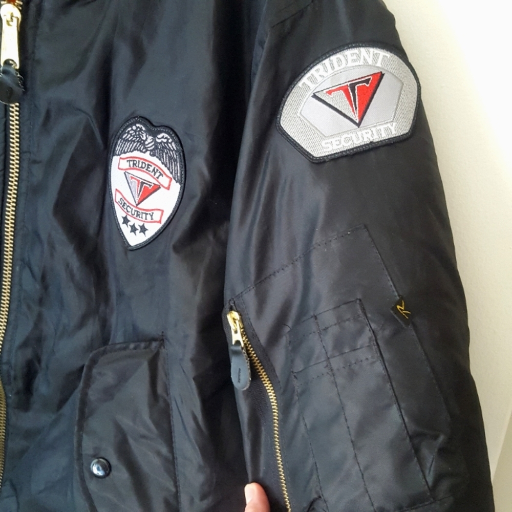 🌙Custom Rothco MA-1 Bomber Jacket Security Patches - Picture 4 of 8